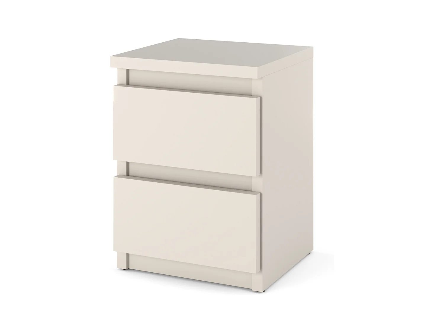 Table de chevet Cachemire  30x30x42CM 2 tiroirs-meuble de nuit pour chambre à coucher