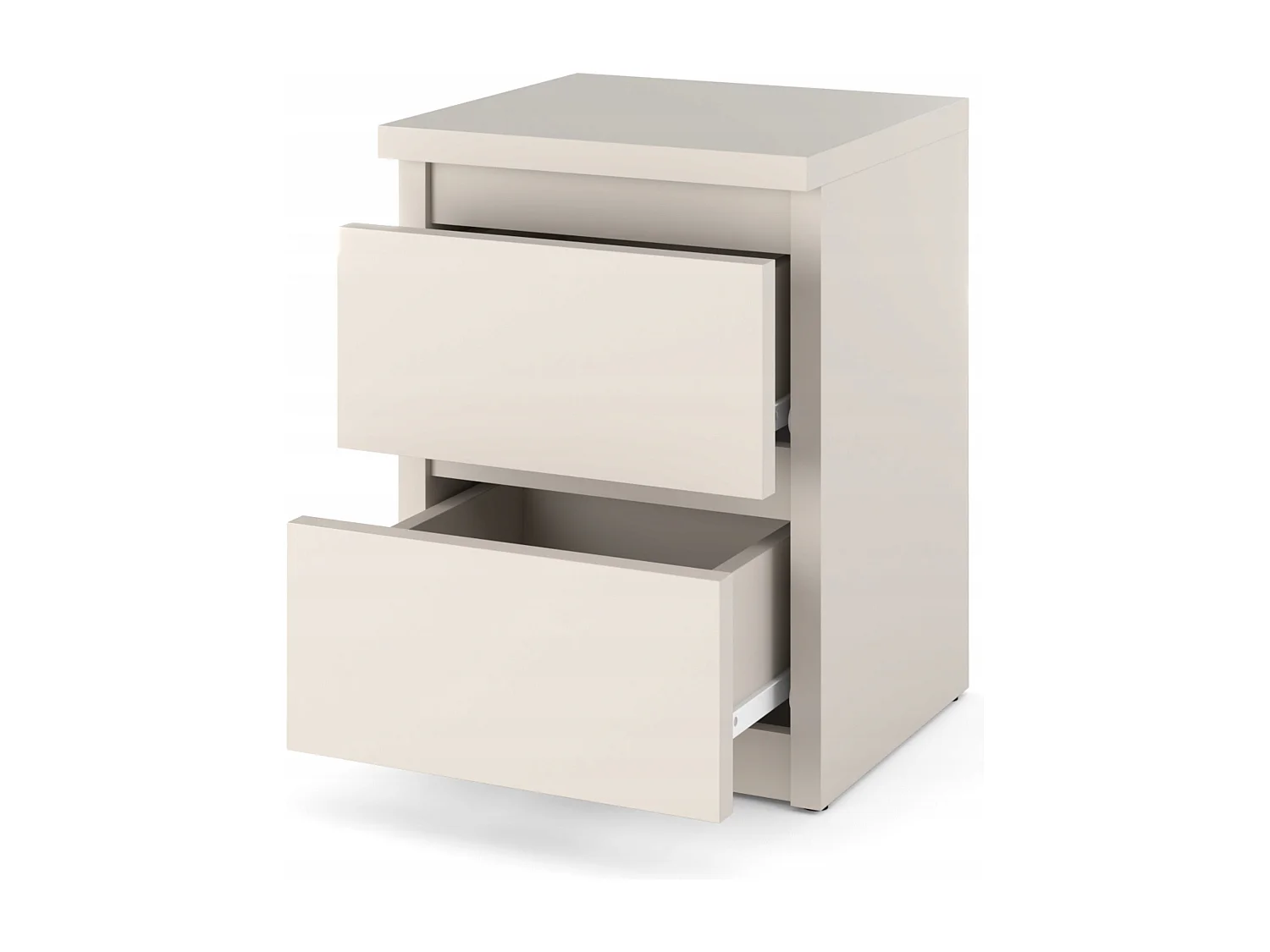 Table de chevet Cachemire  30x30x42CM 2 tiroirs-meuble de nuit pour chambre à coucher