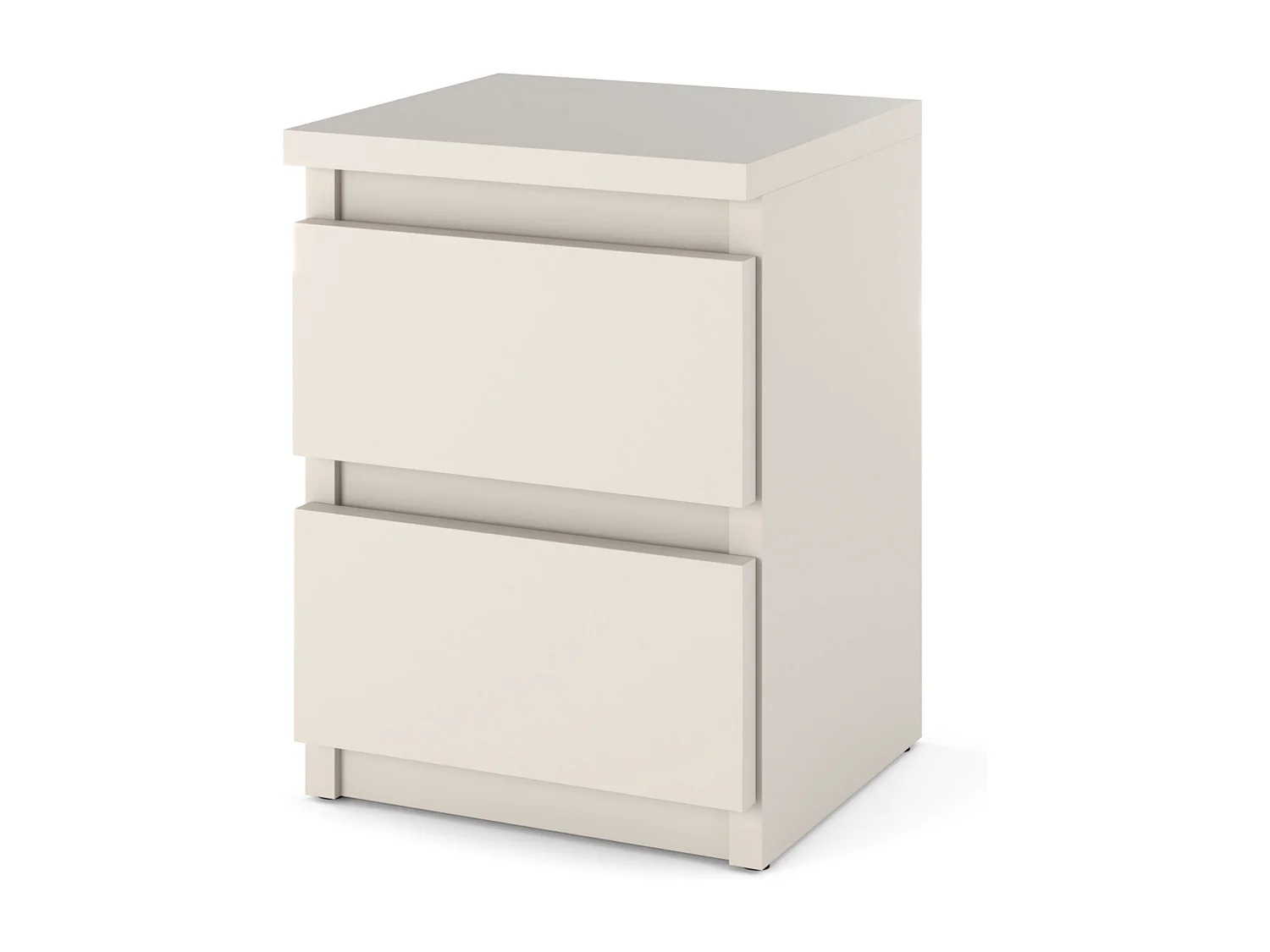 Table de chevet Cachemire  30x30x42CM 2 tiroirs-meuble de nuit pour chambre à coucher