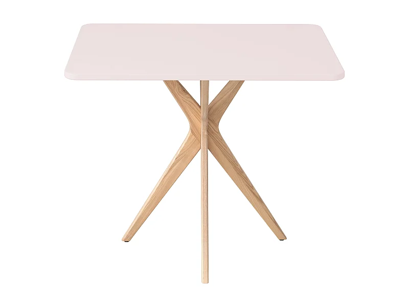 Kleiner rechteckinger Esstisch Jubi 55x80cm Pudriges Rosa