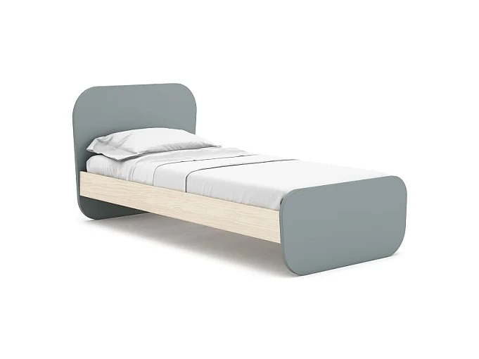 Cama juvenil Misty Breeze Verde Salvia - Oak Soft