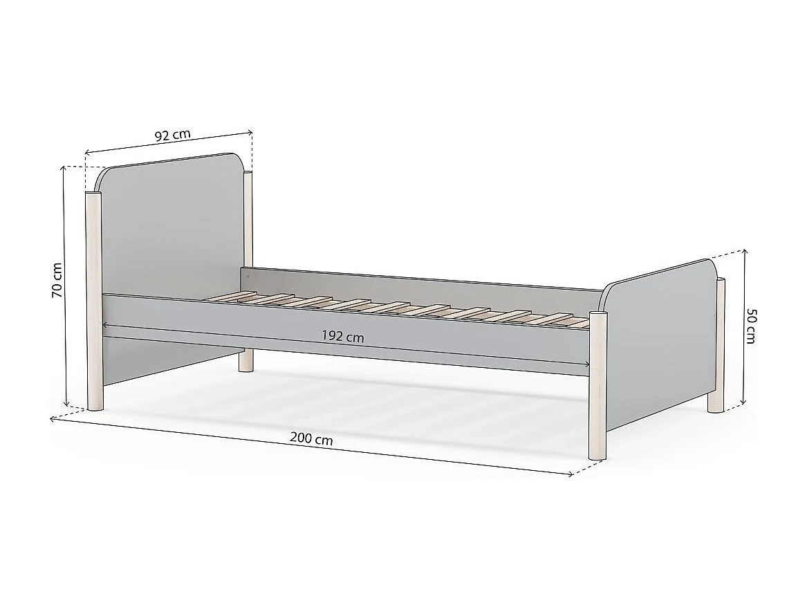 Cama juvenil Misty Dawn