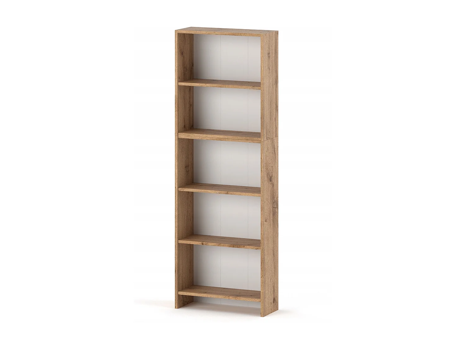 Bibliothèque -Étagère multifonction Chêne Wotan 5 niveaux 60X30x189cm – Pour livres, jouets et accessoires de bureau