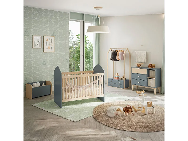 Perchero juvenil Misty Breeze Verde Salvia - Oak Soft