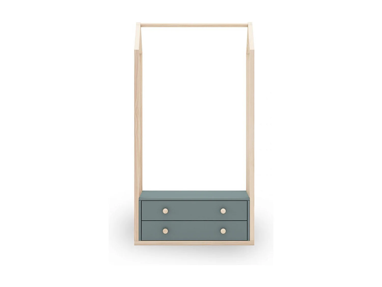 Perchero juvenil Misty Breeze Verde Salvia - Oak Soft