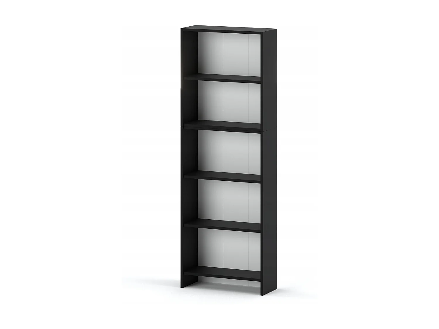 Bibliothèque -Étagère multifonction Noir 5 niveaux 60X30x189cm – Pour livres, jouets et accessoires de bureau