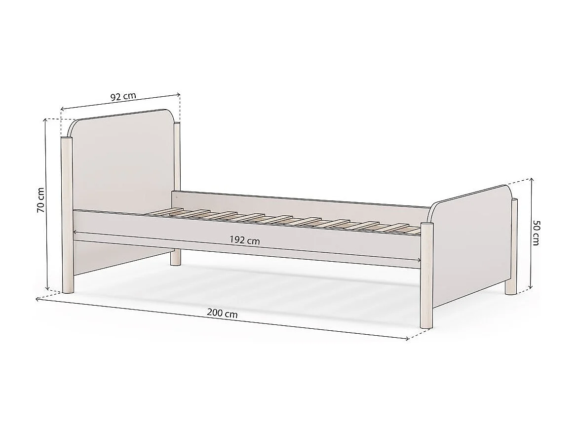 Cama juvenil Misty Dawn
