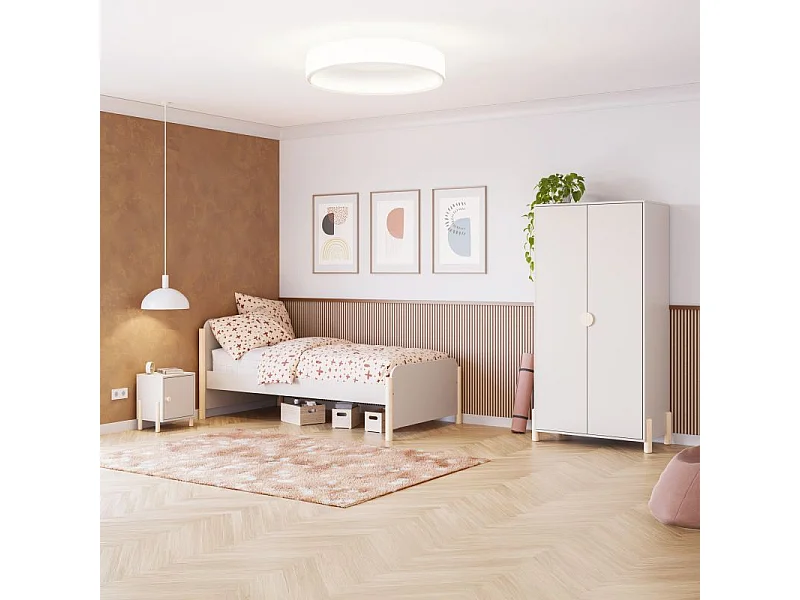 Armario juvenil Misty Dawn Beige - Oak Soft