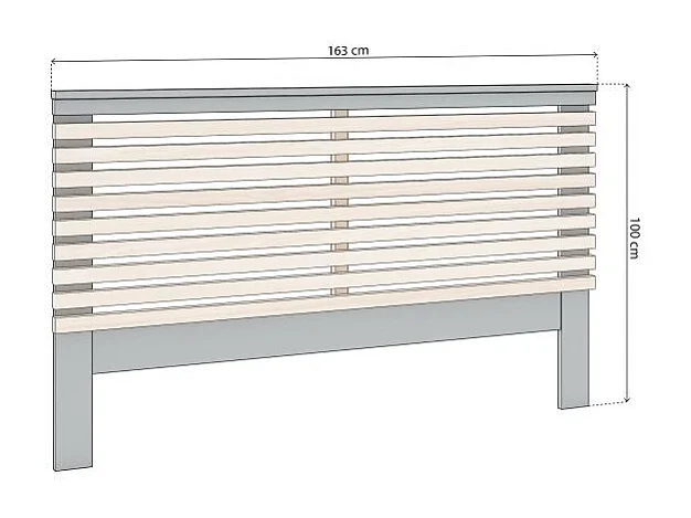 Cabecero Misty Verde Salvia - Oak Soft