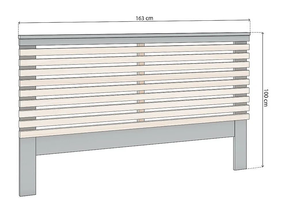 Cabeceira Misty Verde Salvia - Oak Soft