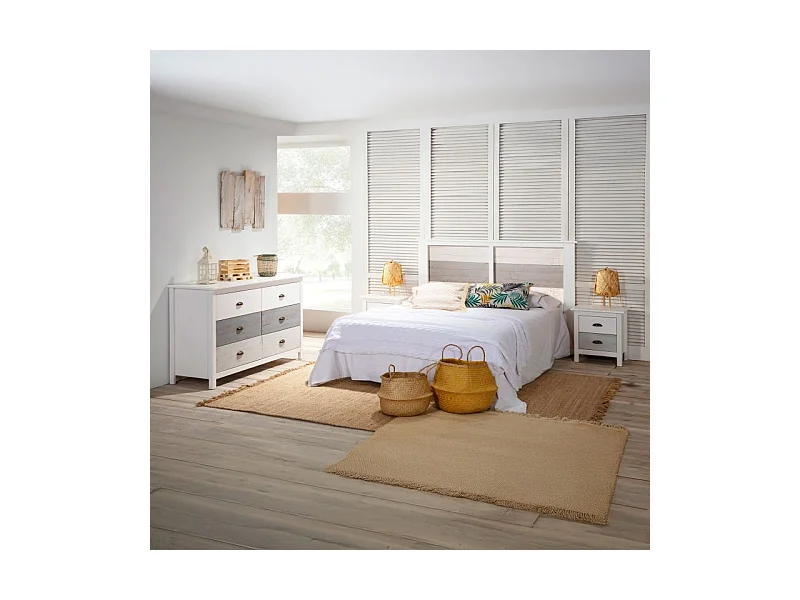 Cabecero Ocean Blanco - Vintage Colors