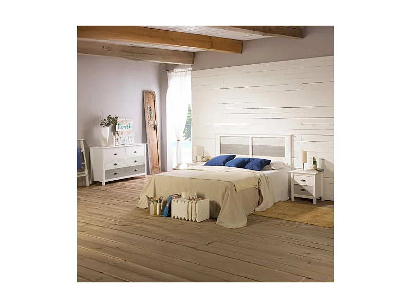 Cabecero Ocean Blanco - Vintage Colors