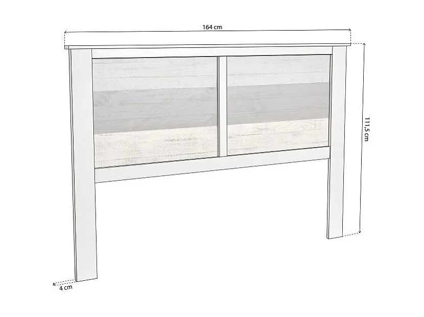 Cabecero Ocean Blanco - Vintage Colors