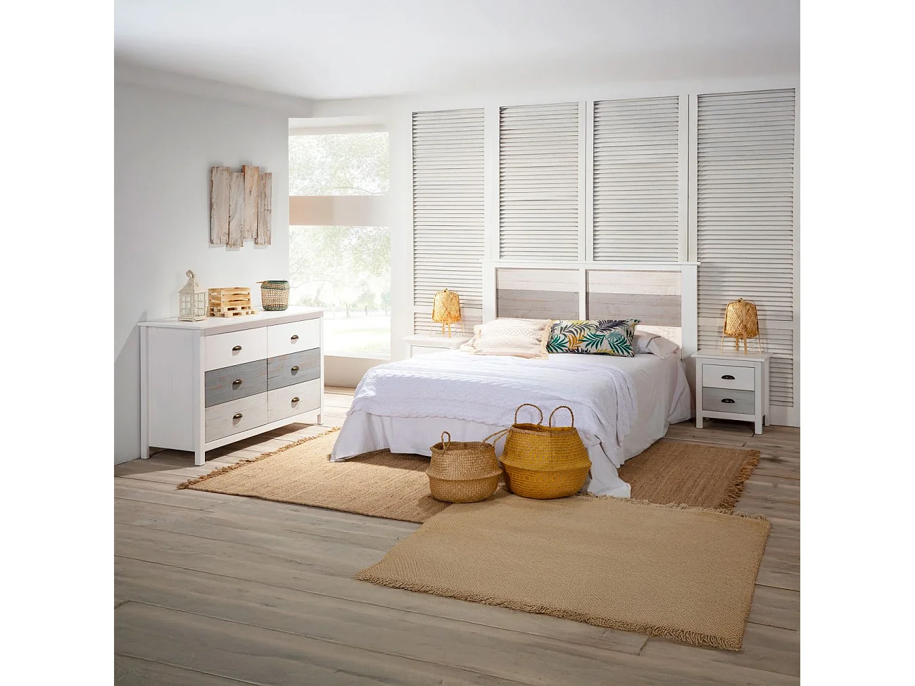 Cabecero Ocean Blanco - Vintage Colors