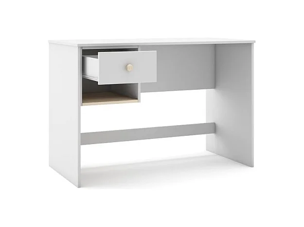 Mesa de escritorio Misty Breeze Blanco - Oak Soft