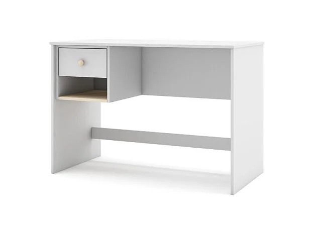 Mesa de escritorio Misty Breeze Blanco - Oak Soft