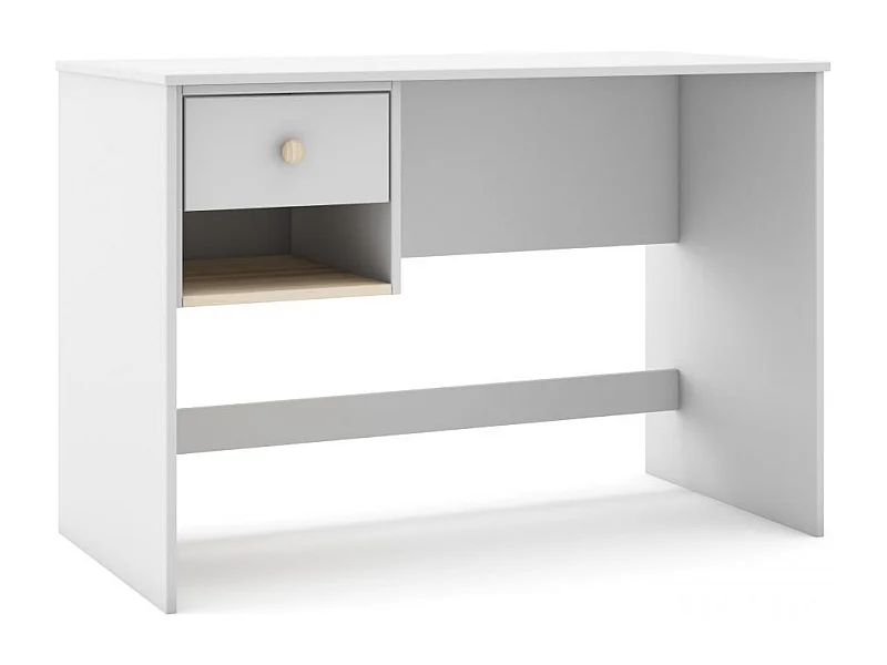 Mesa de escritorio Misty Breeze Blanco - Oak Soft