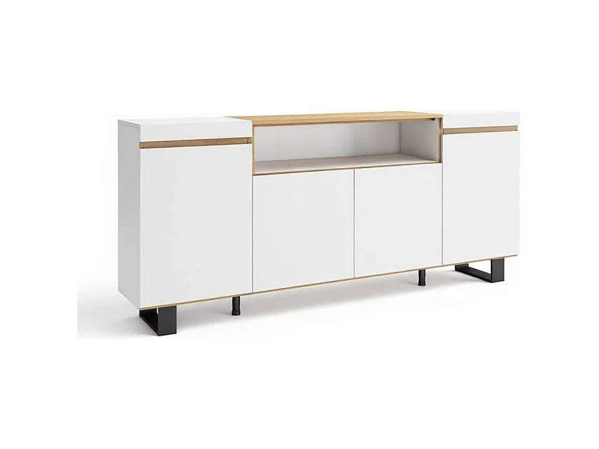 Aparador Kavos Up Blanco - Roble Arena