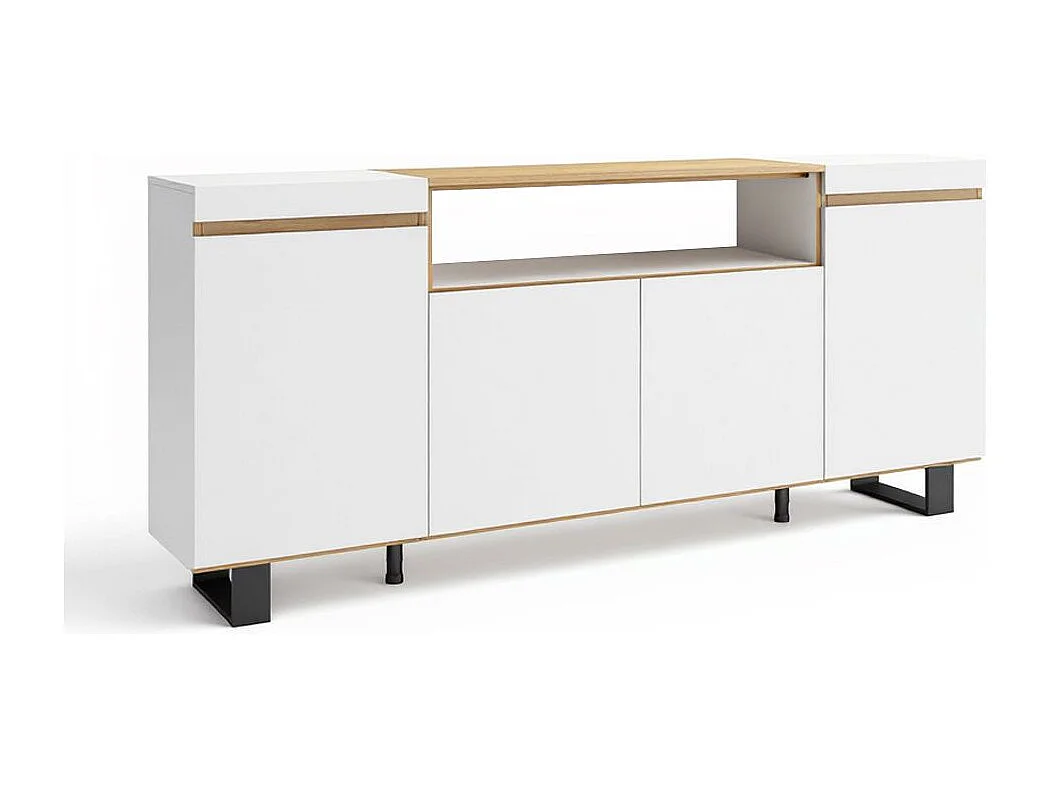 Aparador Kavos Up Blanco - Roble Arena