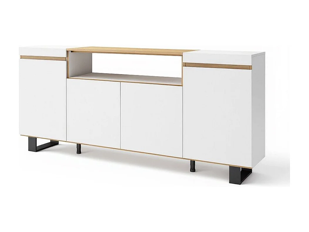 Aparador Kavos Up Blanco - Roble Arena