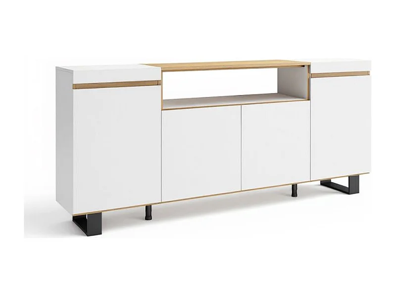 Aparador Kavos Up Blanco - Roble Arena