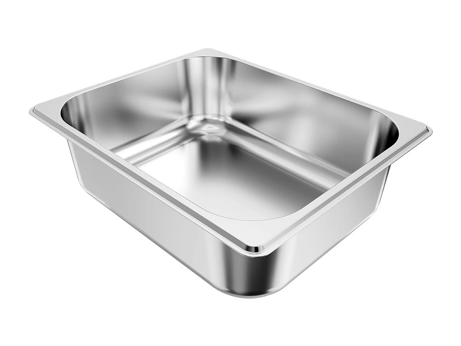 Bac Gastronorme SucceBuy GN 1/2, Récipient de Restauration en Acier Inoxydable 6PCs 6 L, Bac Inox Alimentaire Profondeur 9,9 cm, Anti-adhérent