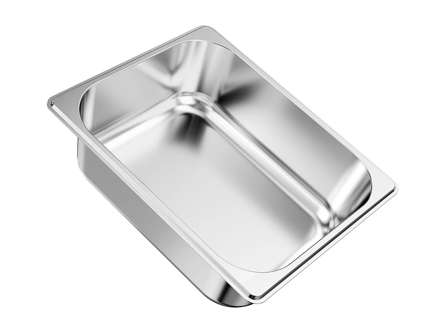 Bac Gastronorme SucceBuy GN 1/2, Récipient de Restauration en Acier Inoxydable 6PCs 6 L, Bac Inox Alimentaire Profondeur 9,9 cm, Anti-adhérent