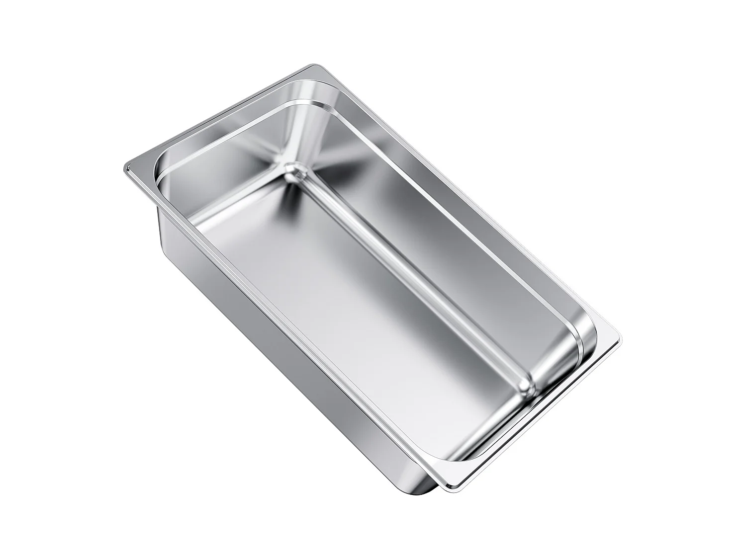 Bac Gastronorme SucceBuy 20,5 L, Récipient de Restauration en Acier Inoxydable, Bac Inox Alimentaire Profondeur 14,6 cm, Anti-adhérent et Antirouille