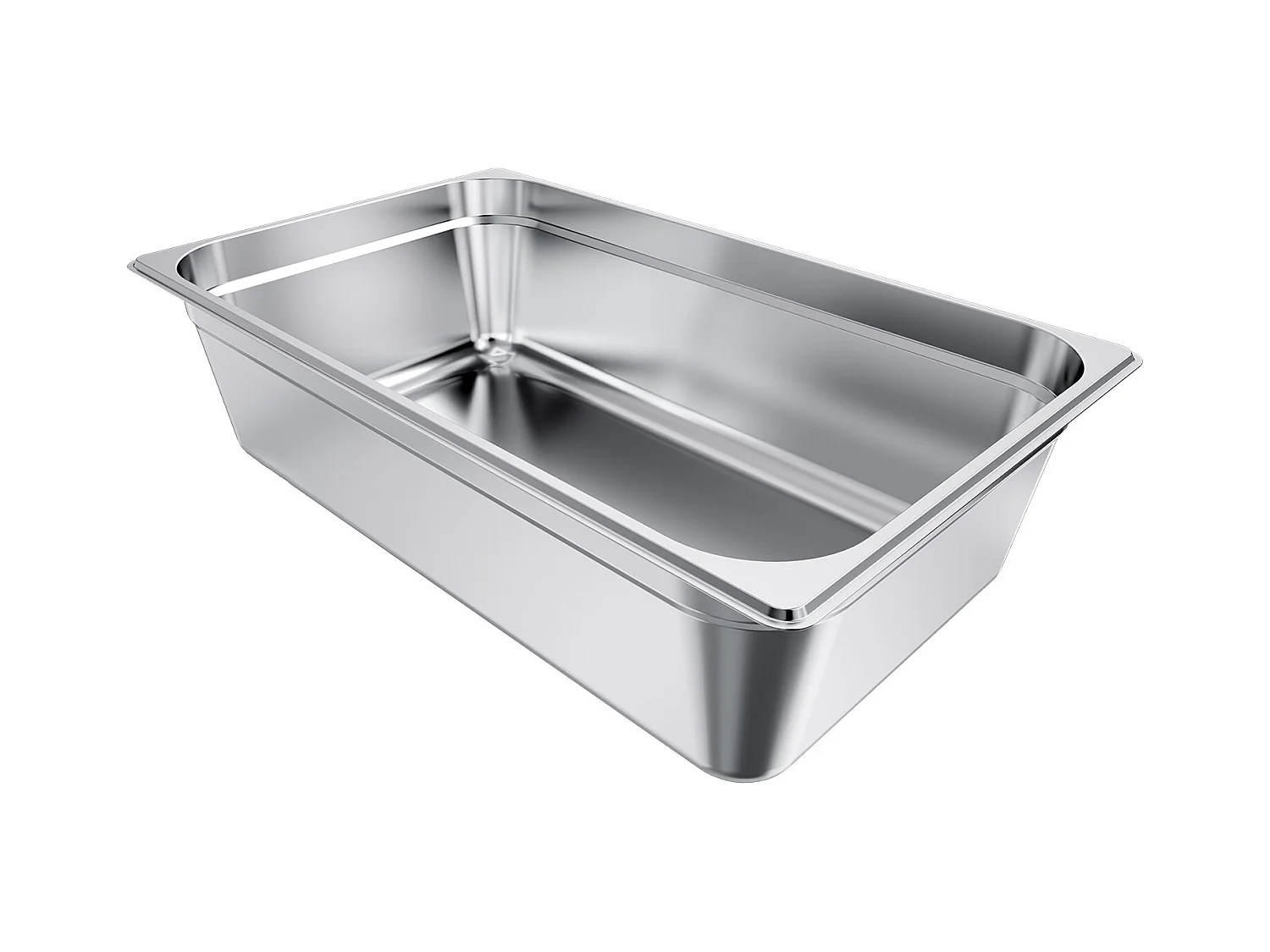 Bac Gastronorme SucceBuy 20,5 L, Récipient de Restauration en Acier Inoxydable, Bac Inox Alimentaire Profondeur 14,6 cm, Anti-adhérent et Antirouille