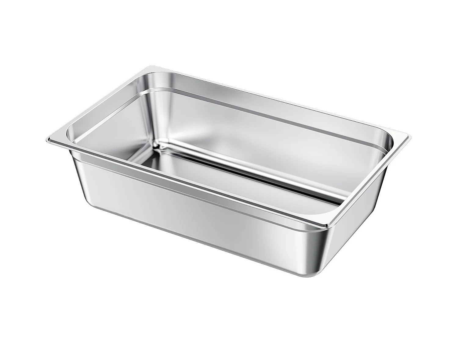 Bac Gastronorme SucceBuy 20,5 L, Récipient de Restauration en Acier Inoxydable, Bac Inox Alimentaire Profondeur 14,6 cm, Anti-adhérent et Antirouille