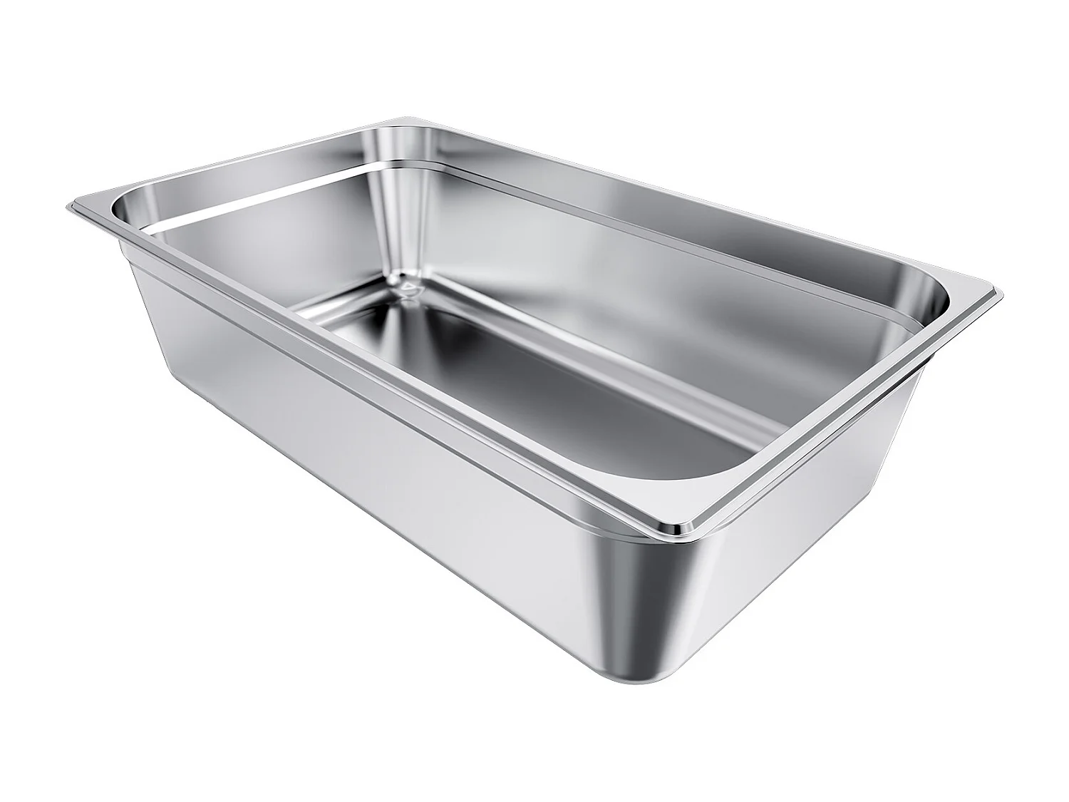 Gastronorm Bak SucceBuy 20,5 L, Bewaarbak voor Horeca van RVS, Voedselveilige RVS Bak Diepte 14,6 cm, Anti-aanbak en Roestvrij