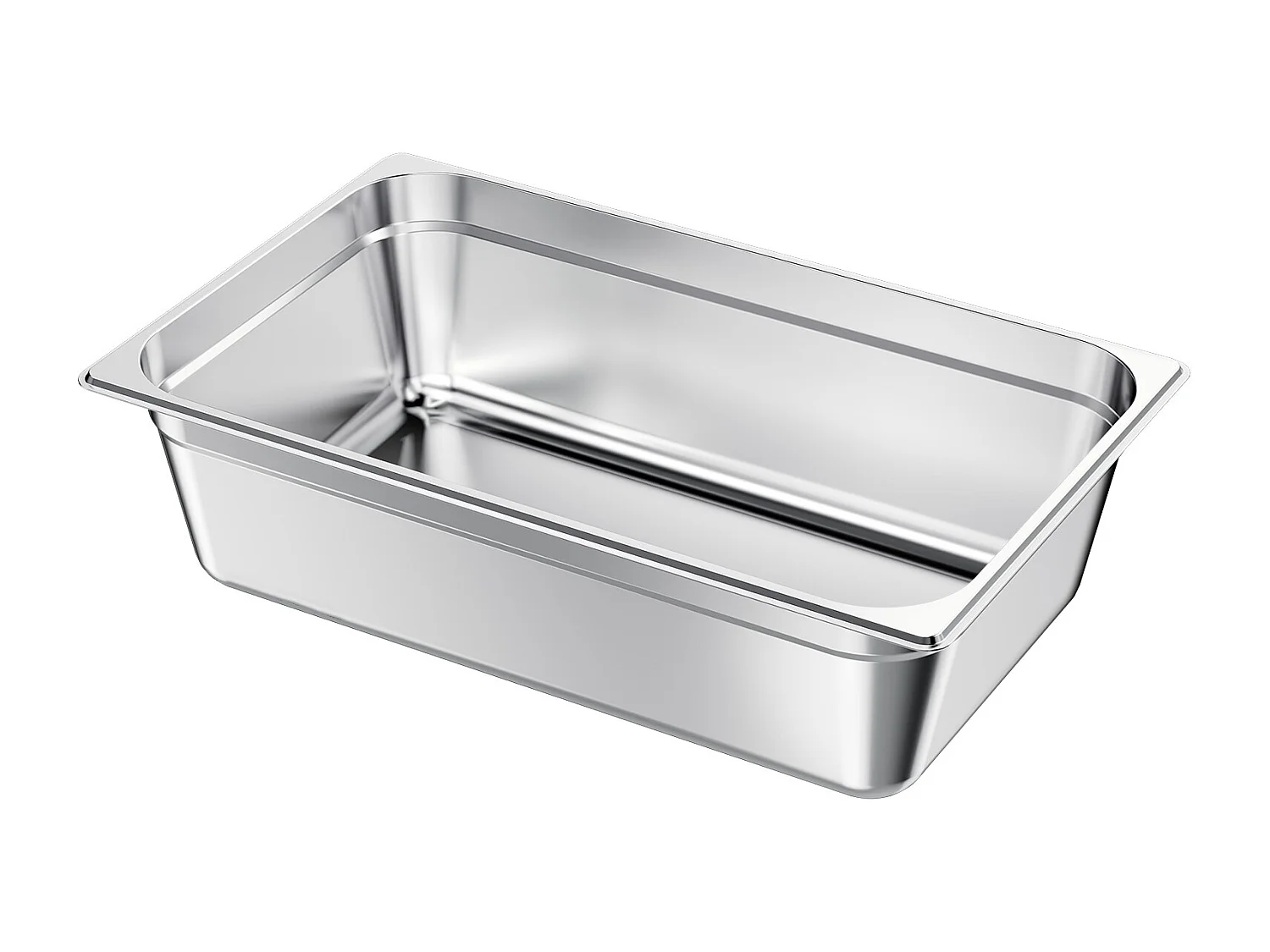 Gastronorm Bak SucceBuy 20,5 L, Bewaarbak voor Horeca van RVS, Voedselveilige RVS Bak Diepte 14,6 cm, Anti-aanbak en Roestvrij