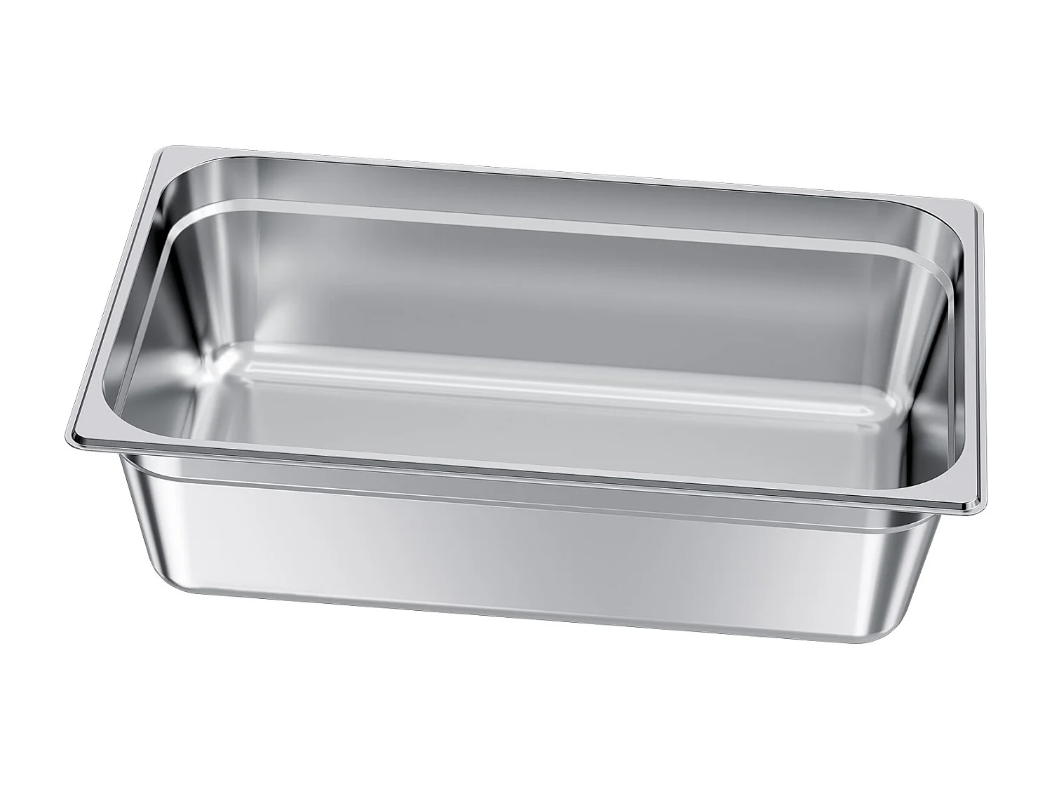 Gastronorm Bak SucceBuy 20,5 L, Bewaarbak voor Horeca van RVS, Voedselveilige RVS Bak Diepte 14,6 cm, Anti-aanbak en Roestvrij