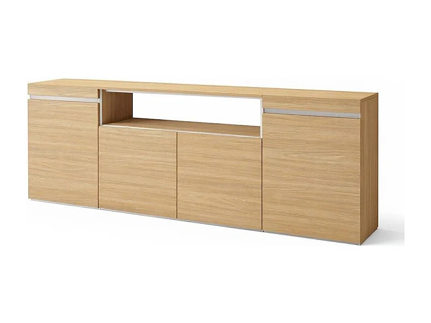 Aparador Kavos Roble Arena- Blanco