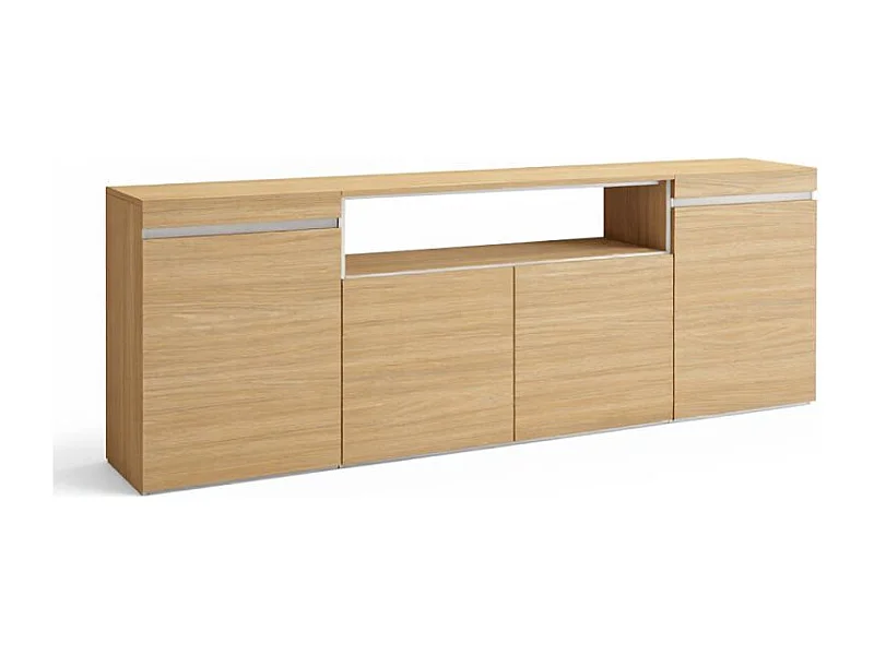 Aparador Kavos Roble Arena- Blanco