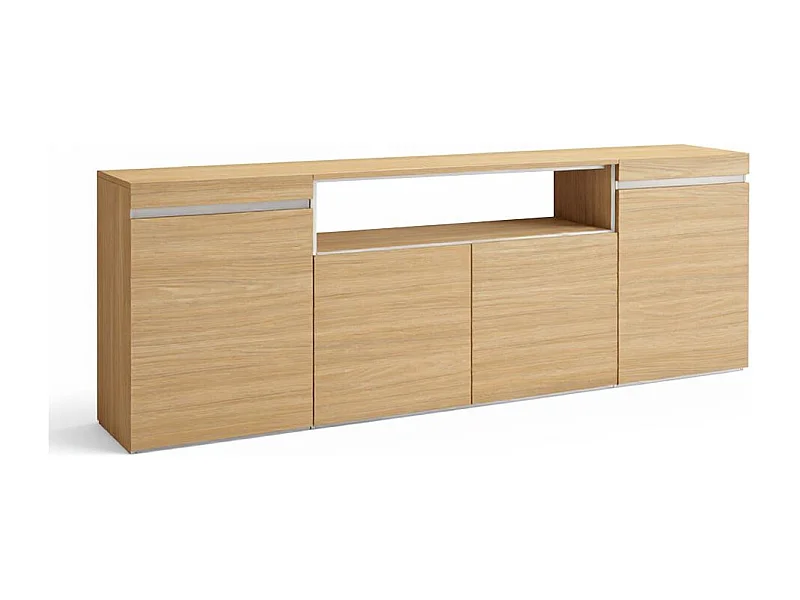 Aparador Kavos Roble Arena- Blanco