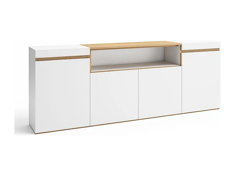 Aparador Kavos Blanco - Roble Arena