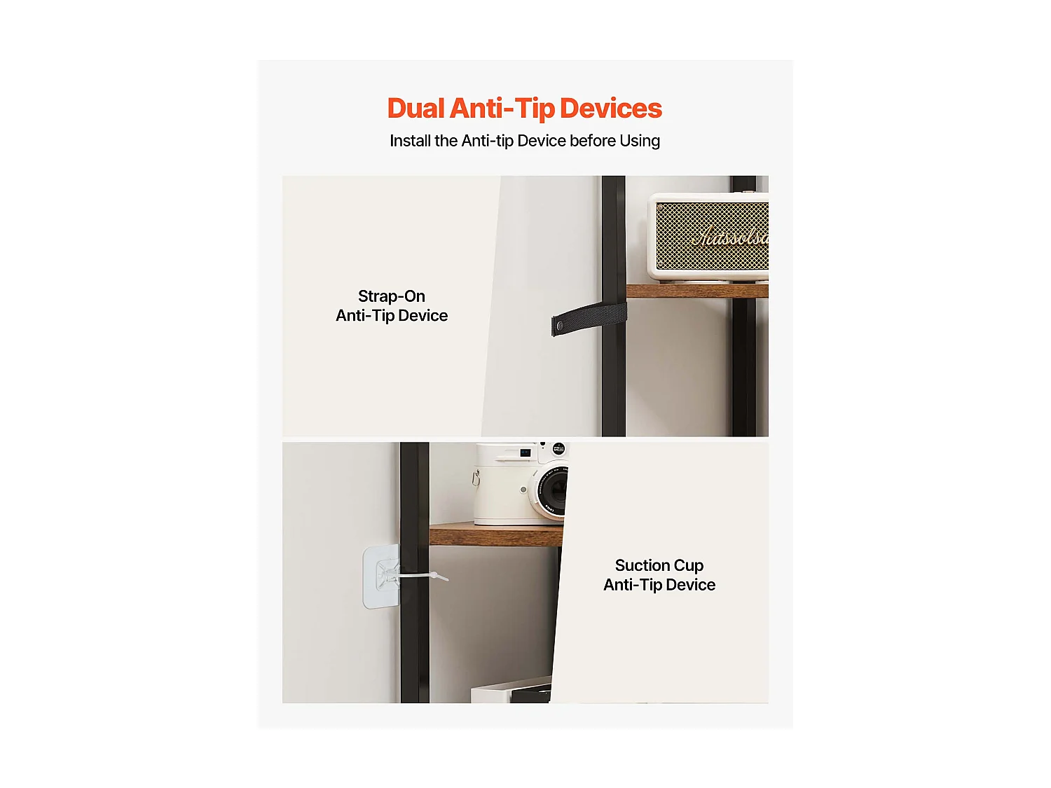 Hoekplank SucceBuy 6-Laags Hoekboekenkast met LEDverlichting, Hoogte 1715 mm, Praktische Boekenkast met Metalen Frame en Houten Planken, Ideaal voor Slaapkamer