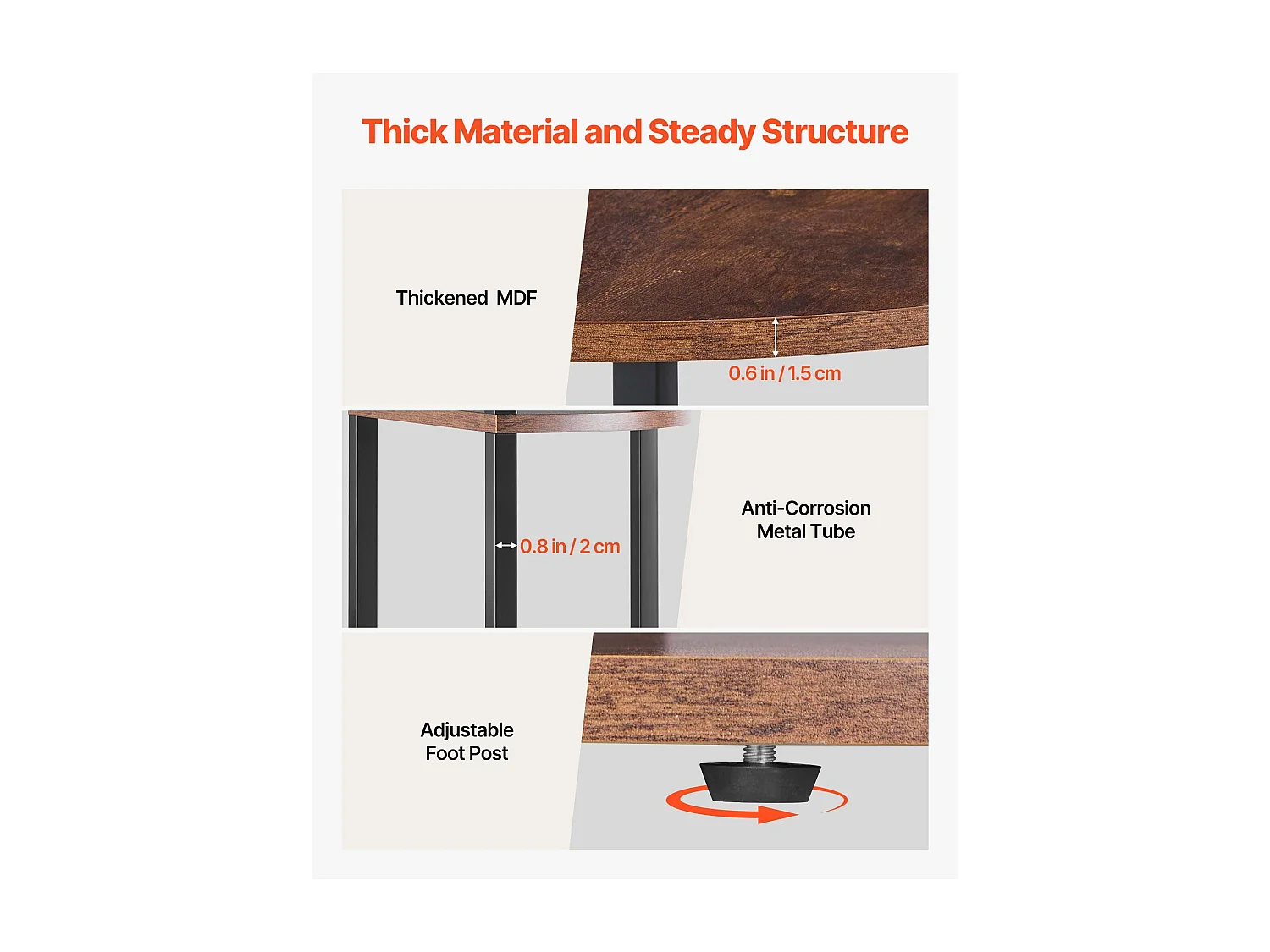 Étagère d'Angle SucceBuy Étagère d'Angle à 5 Niveaux avec Éclairage LED, Hauteur 1625 mm, Bibliothèque Pratique avec Cadre en Métal et Étagères en Bois