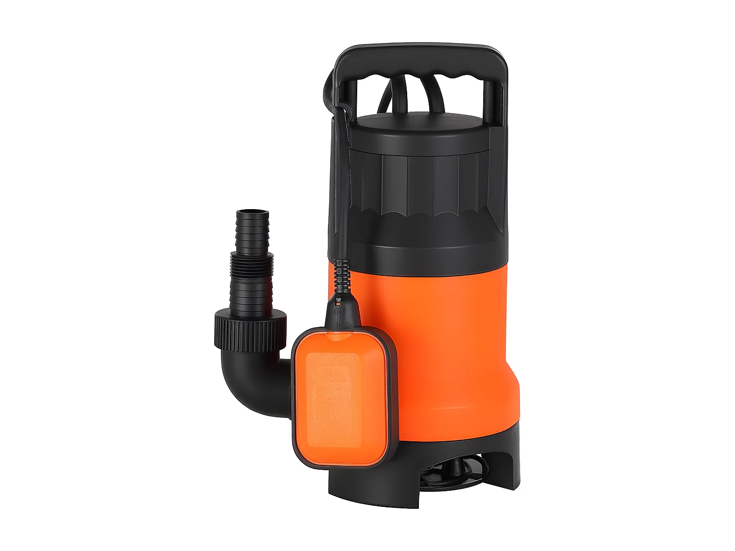 Pompe Submersible Eaux Usées SucceBuy 650 W Pompe Puisard PP-GF20, 15000 L/h avec Interrupteur à Flotteur Automatique, Hauteur Refoulement 8 m, pour Piscines