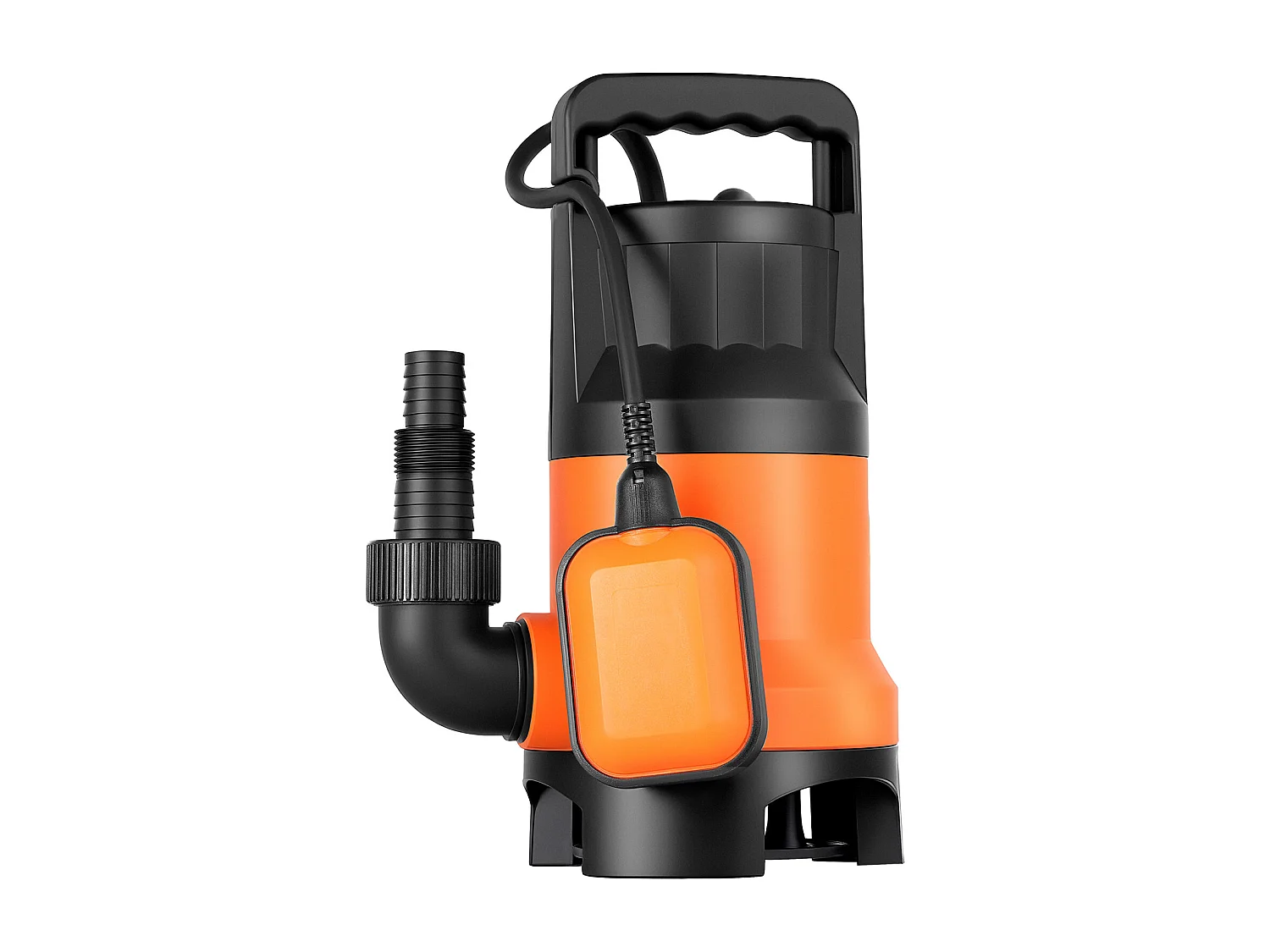 Pompe Submersible Eaux Usées SucceBuy 650 W Pompe Puisard PP-GF20, 15000 L/h avec Interrupteur à Flotteur Automatique, Hauteur Refoulement 8 m, pour Piscines