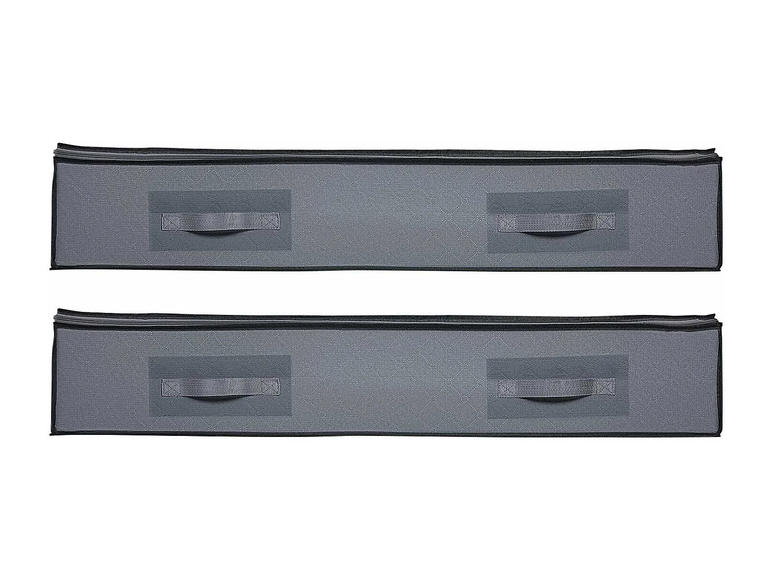 Sacs de Rangement sous Lit SucceBuy, 6 Pièces de 90 L, Organisateur de Chaussures sous le Lit avec Couvercles Transparents, pour Vêtements, Gris