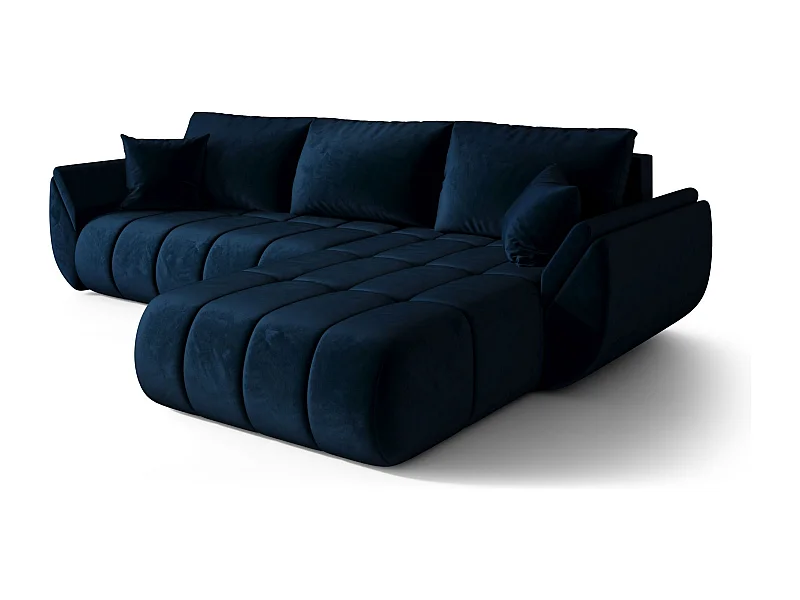 BEDANTE Ecksofa mit Schlaffunktion TOKYO PREMIUM R Monolith 77 Rechts