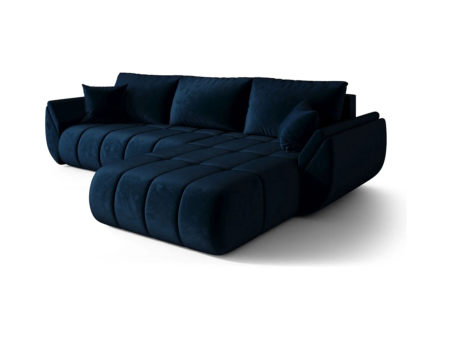 Canapé d’angle BEDANTE TOKYO PREMIUM L Monolith 77 avec fonction de couchage Côté droit