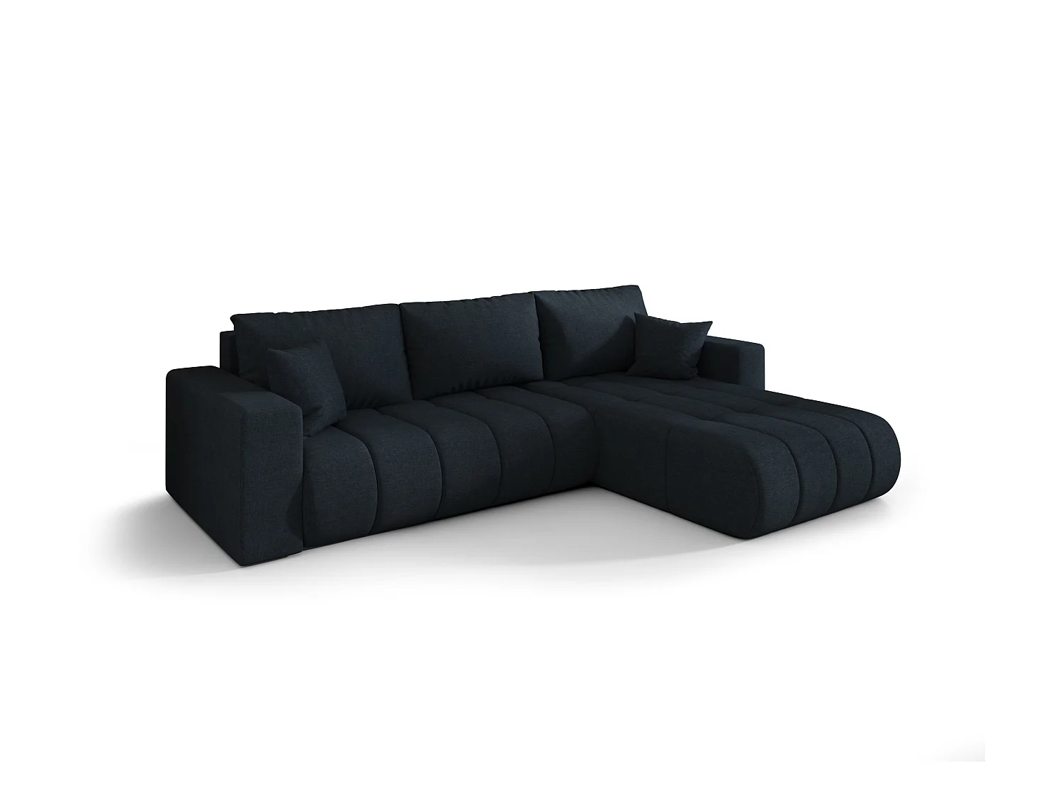 Canapé d’angle BEDANTE MILO PREMIUM L Wind 77 avec fonction de couchage côté droit