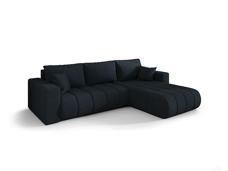 BEDANTE Ecksofa mit Schlaffunktion MILO PREMIUM L Wind 77 Rechts