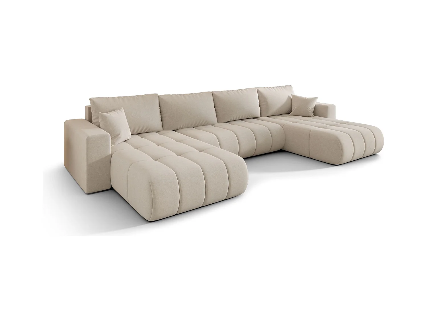 Canapé d’angle BEDANTE avec fonction de couchage MILO U PREMIUM Wind 05