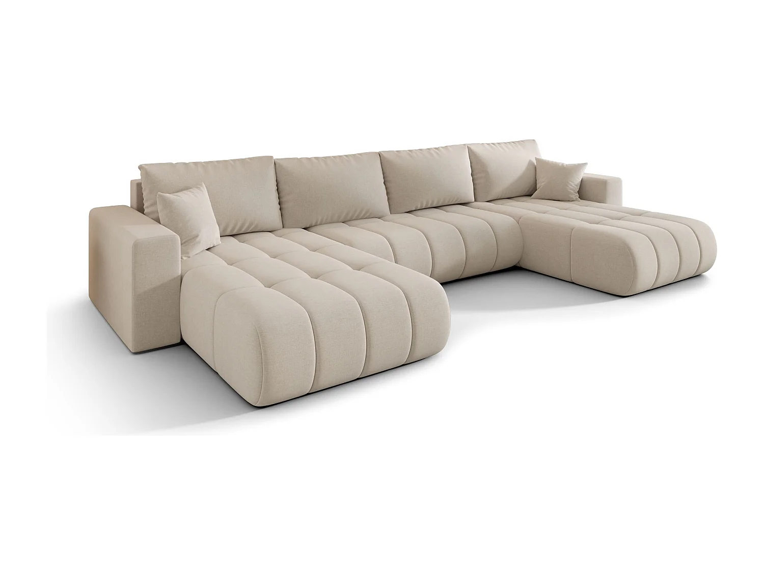 Canapé d’angle BEDANTE avec fonction de couchage MILO U PREMIUM Wind 05