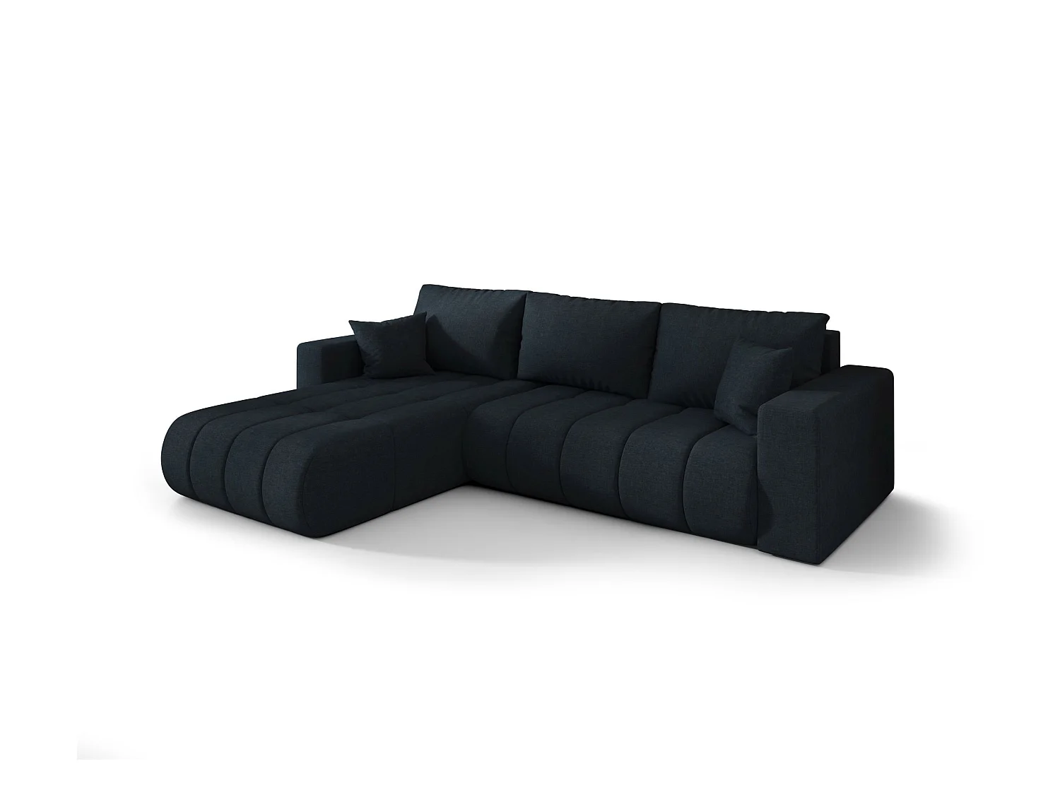 Canapé d’angle BEDANTE MILO PREMIUM L Wind 77 avec fonction de couchage côté gauche