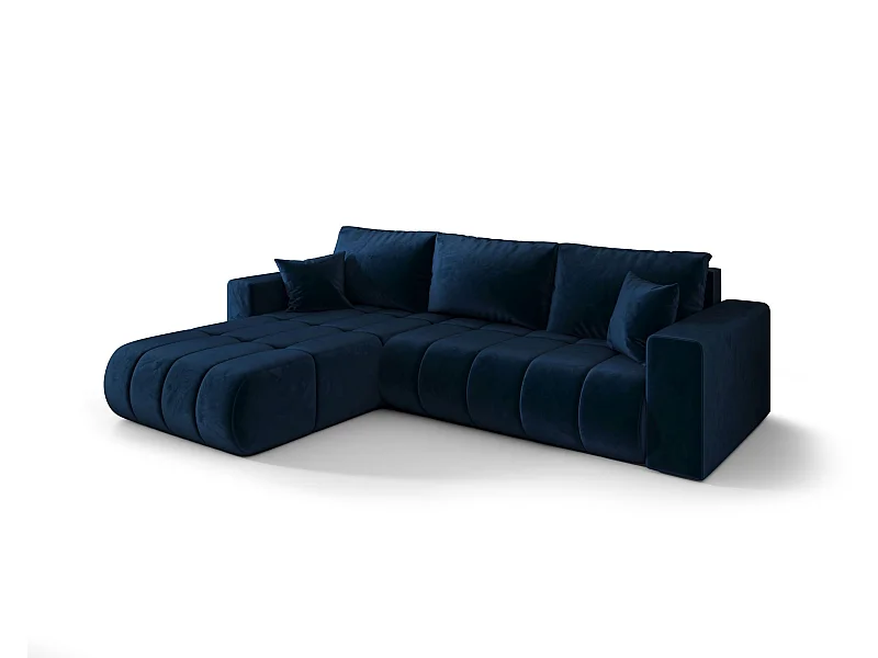 BEDANTE Ecksofa mit Schlaffunktion MILO PREMIUM L Monolith 77 Links